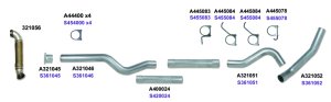 Chevrolet 2500 Performance Exhaust - Diamond Eye Performance - Cat Back - `04-`05